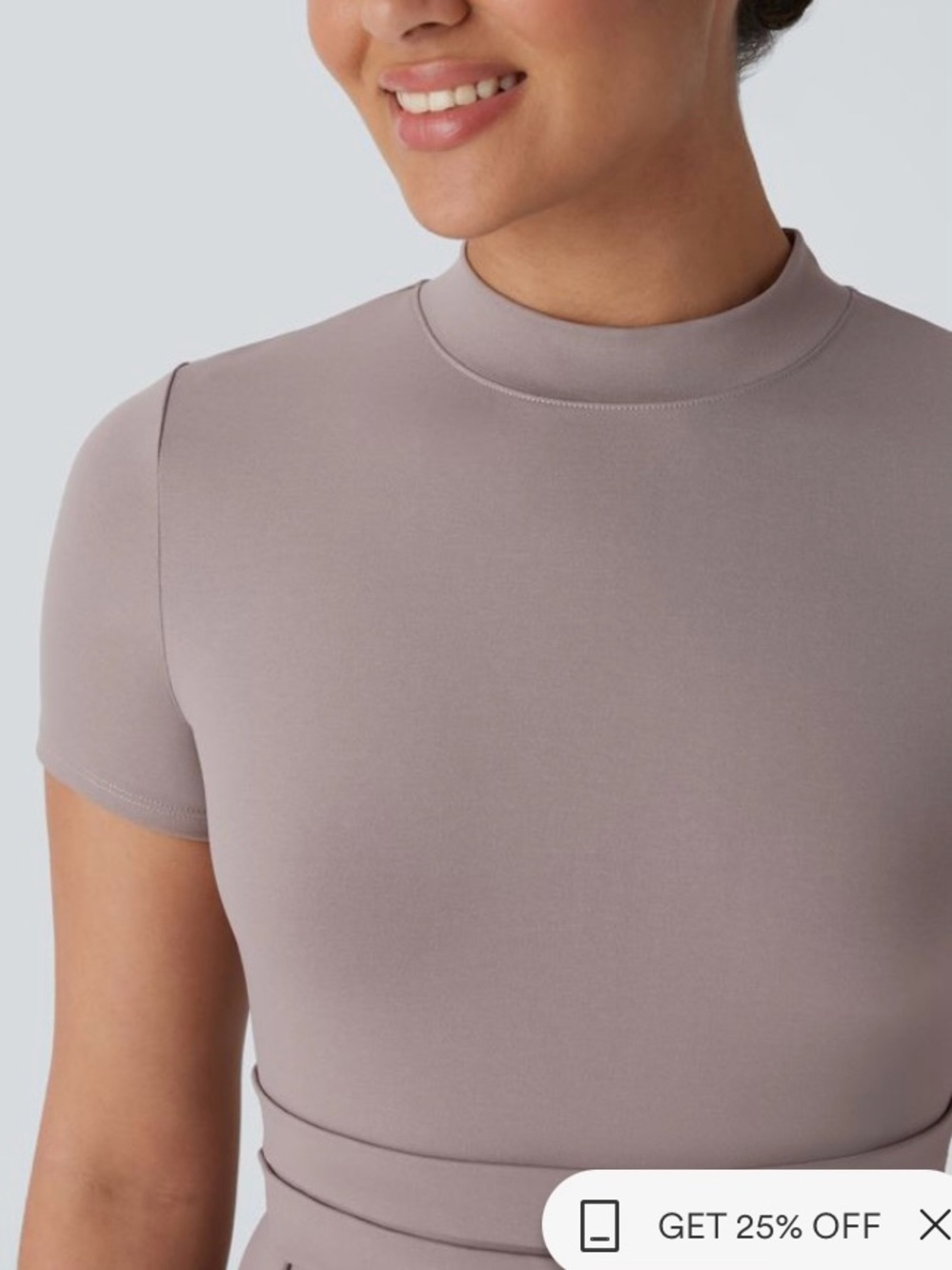 Women's Taupe Maxi Dress - Elegant Flowing Design - Picture 5 of 5